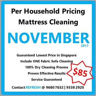 $85 Professional Mattress Cleaning