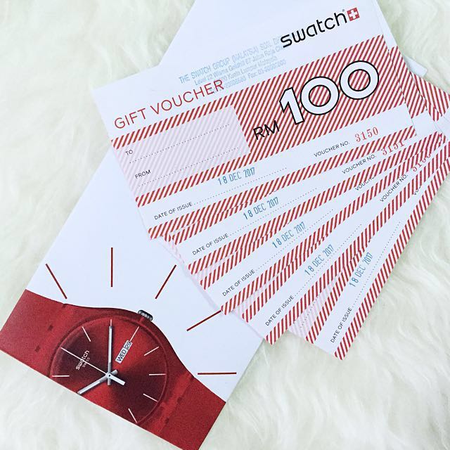 LIMITED PCS SWATCH RM500 cash voucher Tickets Vouchers Vouchers on Carousell