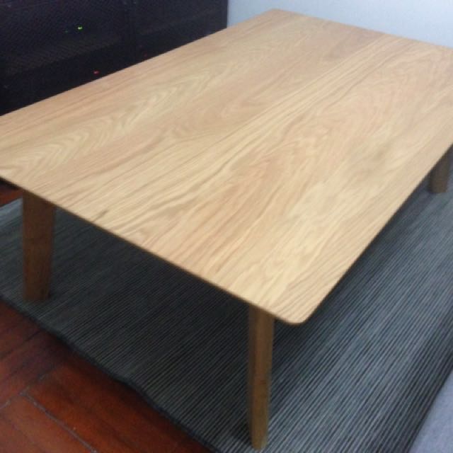 Ash Wood Coffee Table Home Furniture Furniture On Carousell
