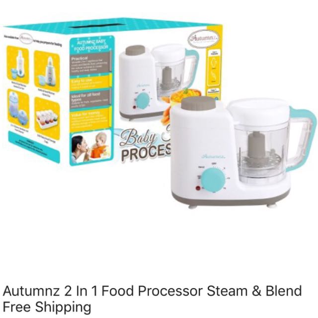Autumnz 2in1 Food Processor, Babies & Kids, Nursing & Feeding, Weaning & Toddler Feeding on