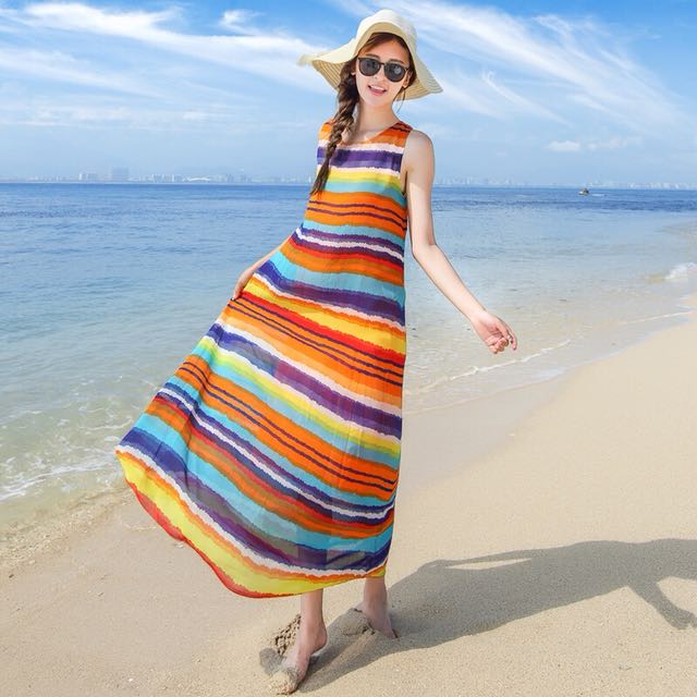 Beach dress, Women's Fashion, Dresses & Sets, Dresses on Carousell