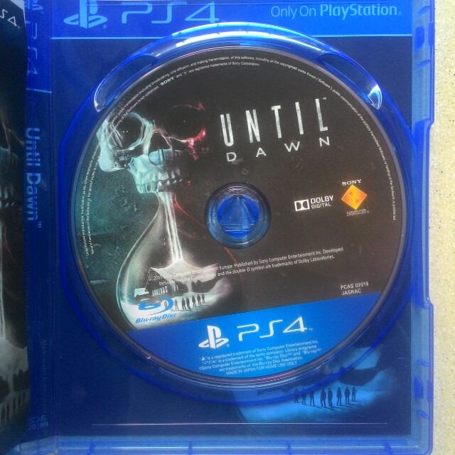Best Seller Kaset Bd Ps4 Game Original Until Dawn Bekas Video