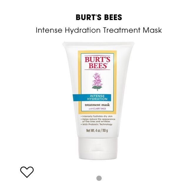 Burt S Bees Intense Hydration Treatment Mask Health Beauty Bath Body On Carousell