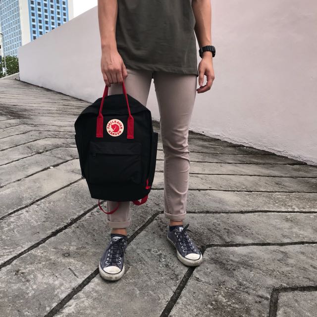 fjallraven black striped