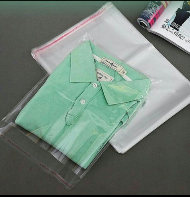 Clear Opp Plastic Bags Self Adhesive Transparent Packaging Bags