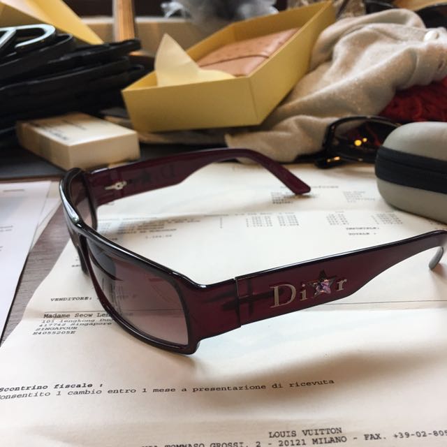 dior purple sunglasses