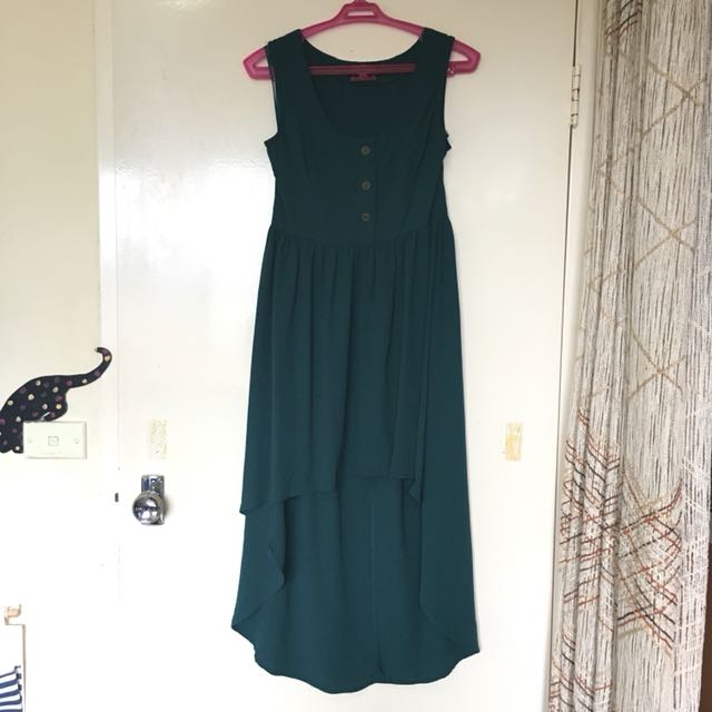 Evil Twin Forest Green High Low Dress Women S Fashion Clothes On