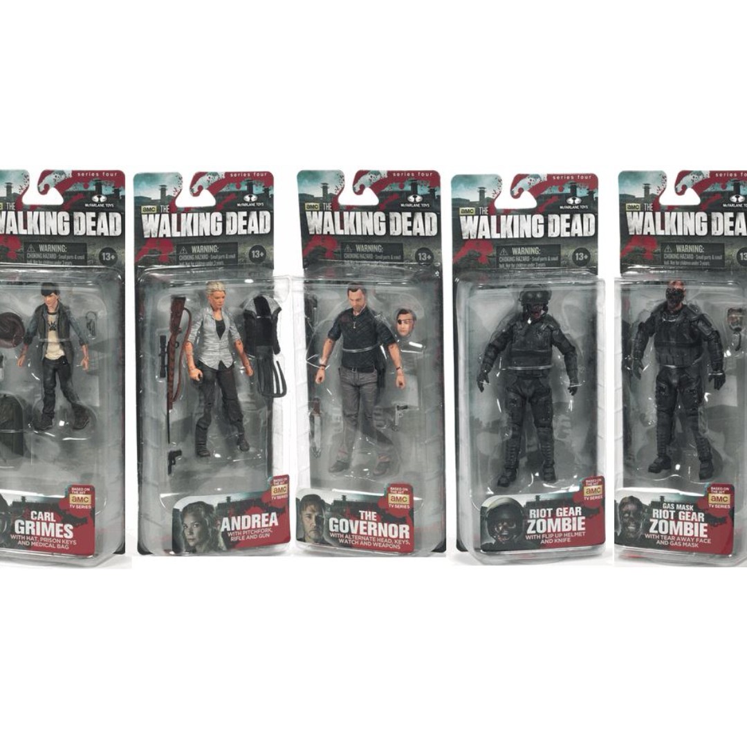 McFarlane Toys The Walking Dead AMC TV Series 4 Gas Mask Zombie Action Figure