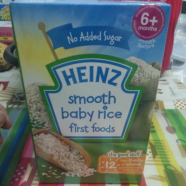 heinz smooth baby rice