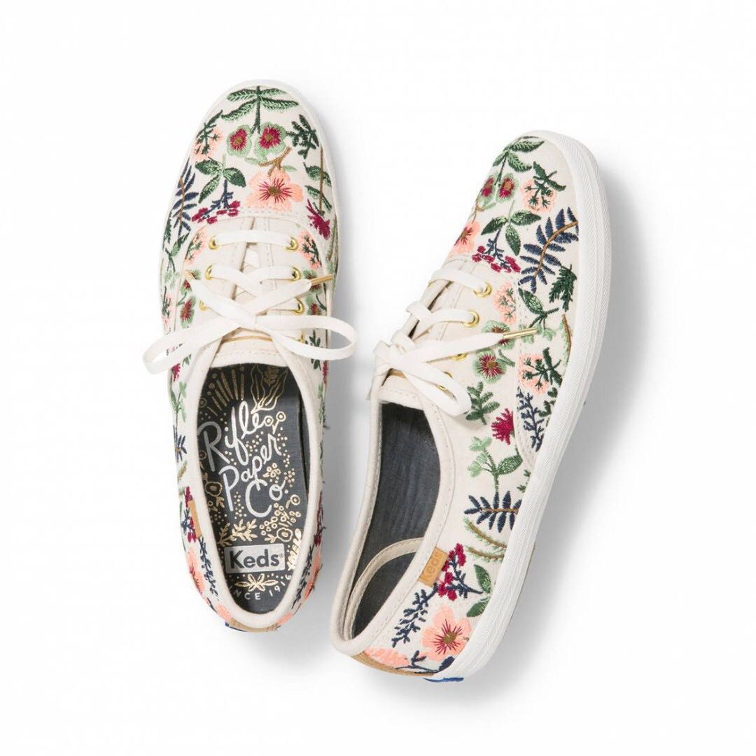 keds embroidered shoes