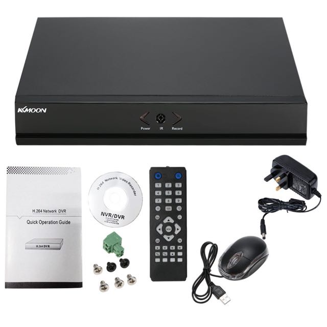 Kkmoon H.264 Network Video Recorder 8CH CCTV DVR, Model XF9408NFLM