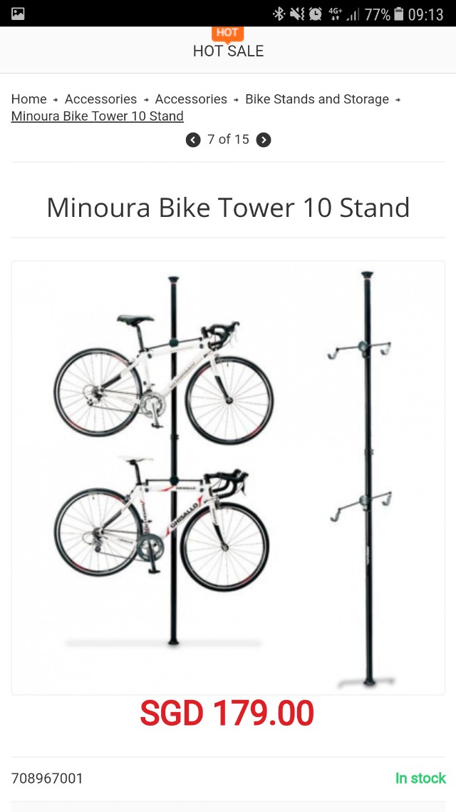 Minoura bike tower outlet