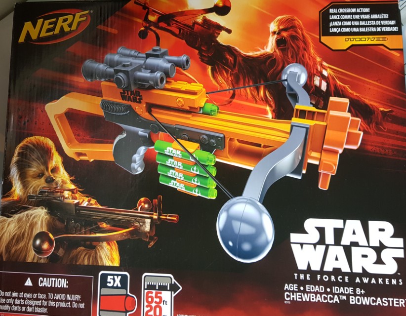 Star Wars Nerf Episode VII Chewbacca Bowcaster 