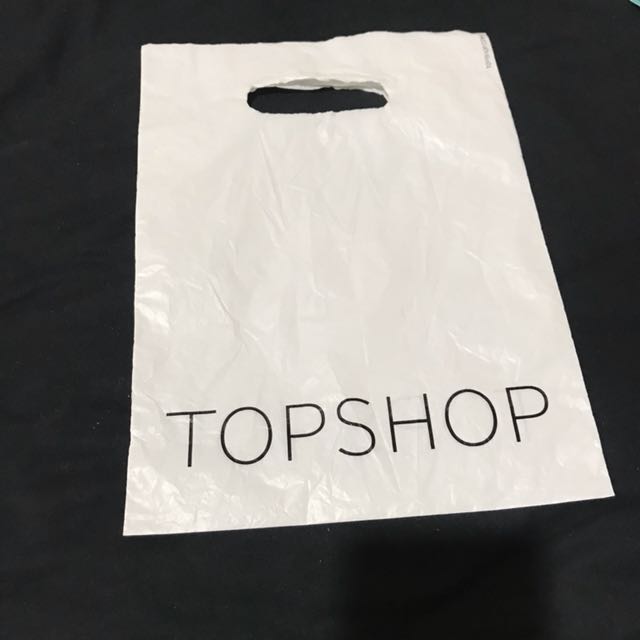 topshop plastic bag