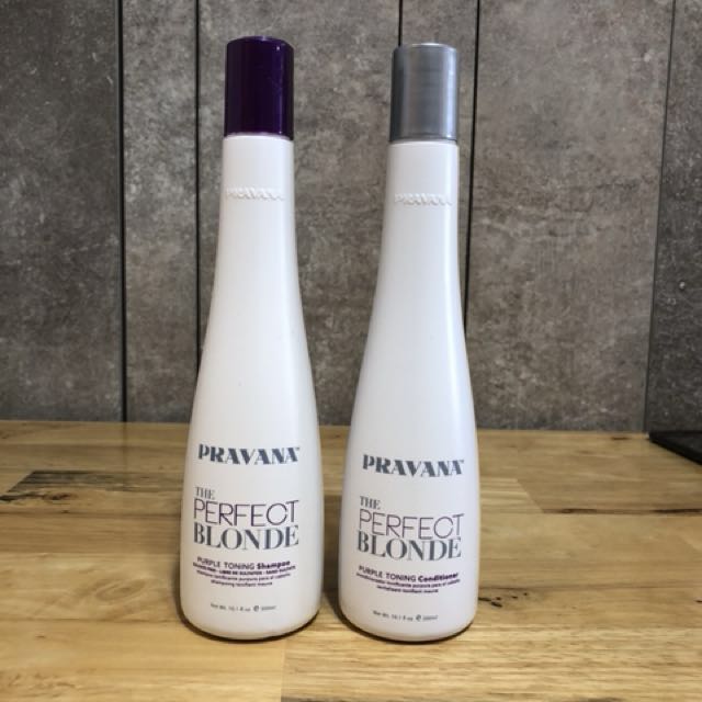 Pravana The Perfect Blonde Purple Toning Shampoo And Conditioner