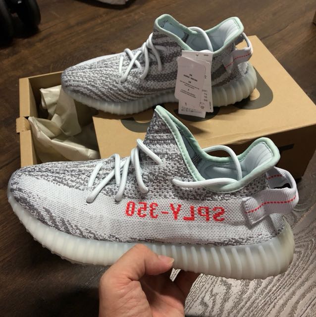 Adidas yeezy on sale blue tint price
