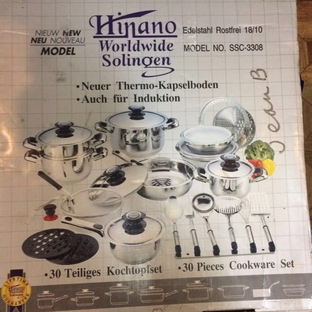 REPRICED Solingen Worldwide 30pcs Cookware Set, TV & Home Appliances