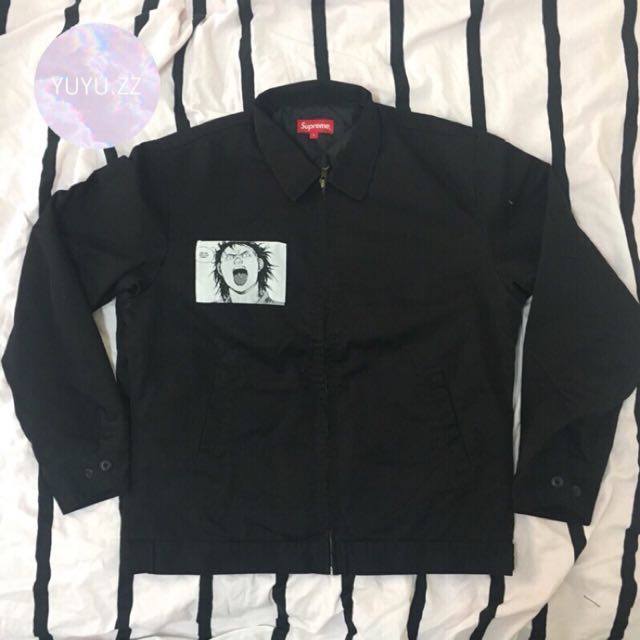 Supreme Akira work jacket 外套黑色, 他的時尚, 外套及戶外衣服在旋轉拍賣