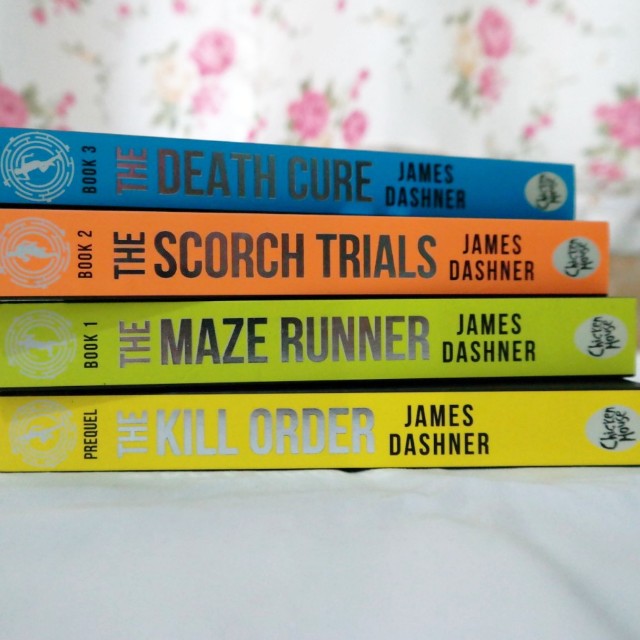 The Maze Runner Series English Ver Book Set By James Dashner