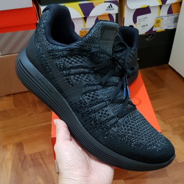 nike lunarepic flyknit triple black
