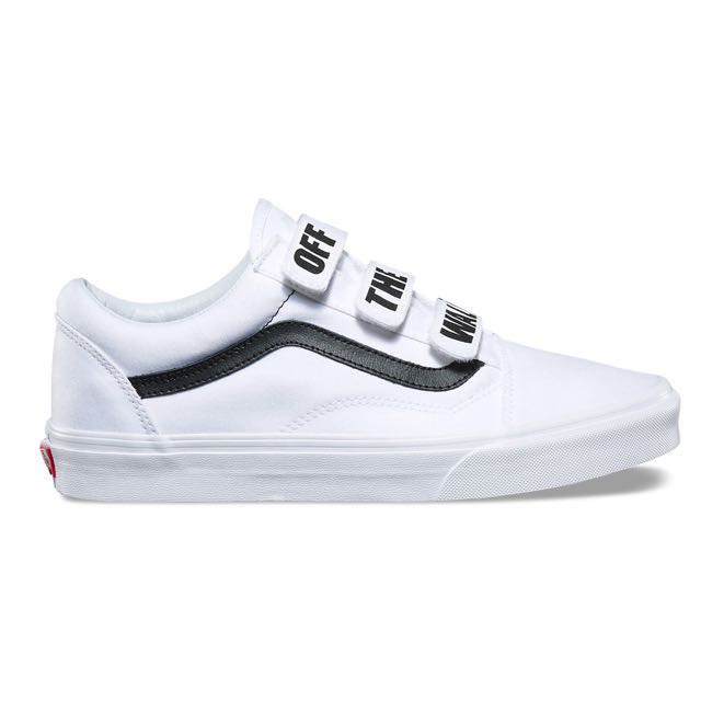 white velcro vans off the wall