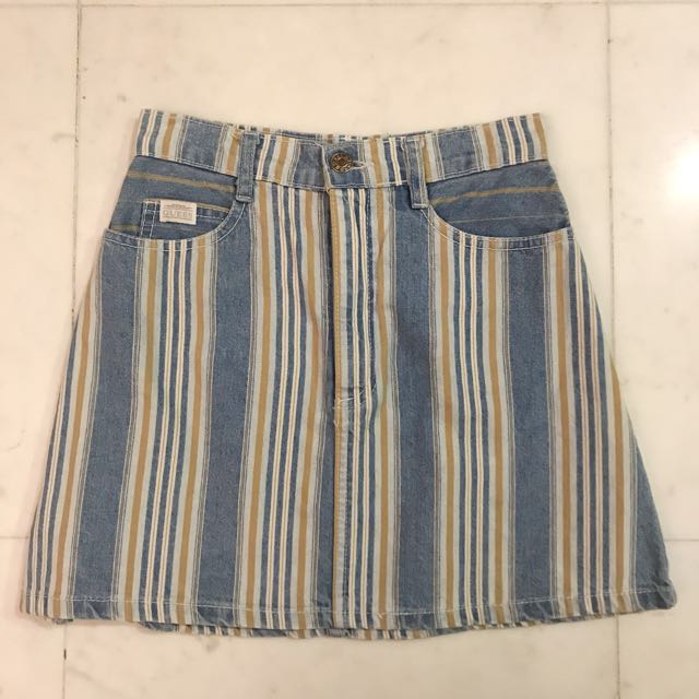 vintage guess denim skirt