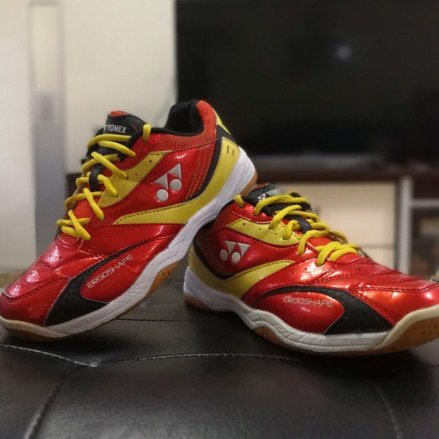 Red yellow shoes on sale