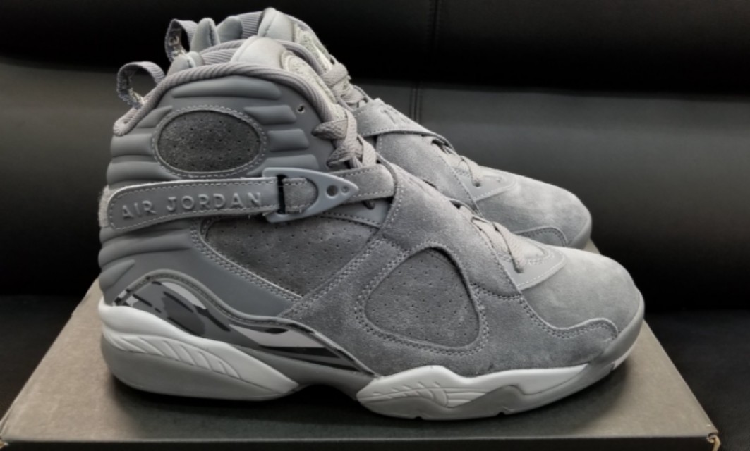 Air Jordan 8 cool grey, Men's Fashion, Footwear, Sneakers on Carousell