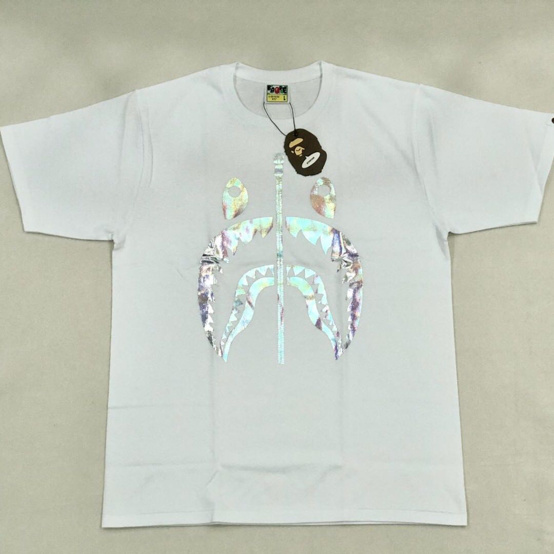 bape hologram shark tee