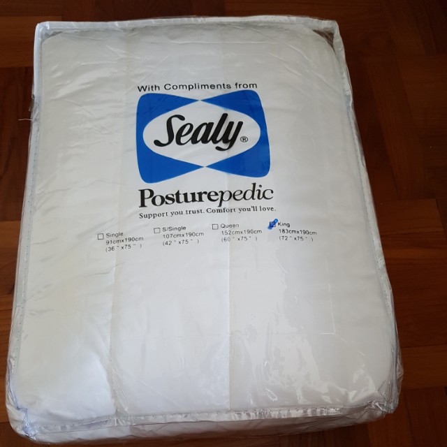 Bn Sealy Mattress Protector King Size Furniture Beds