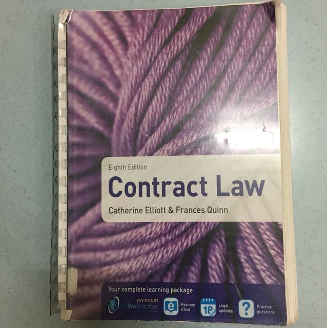 Elliot Quinn Contract Law 8th Edition