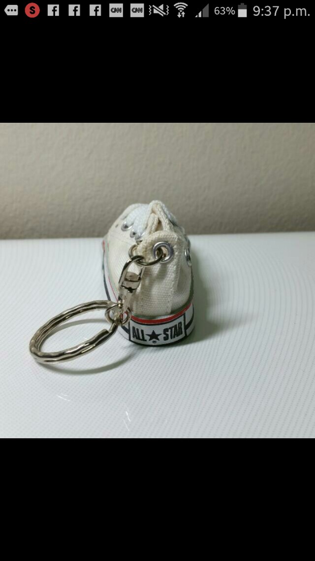 converse all star keychain