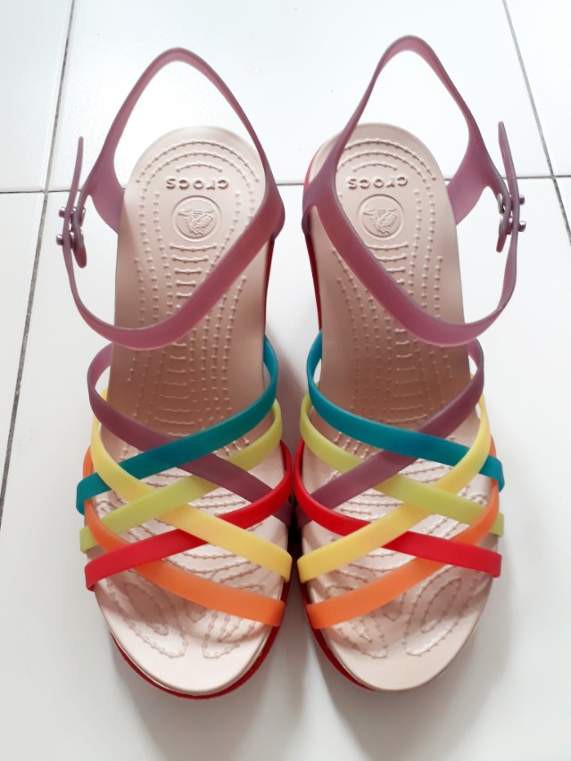 crocs colourful sandals