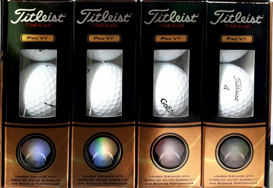 Bola golf titleist clearance
