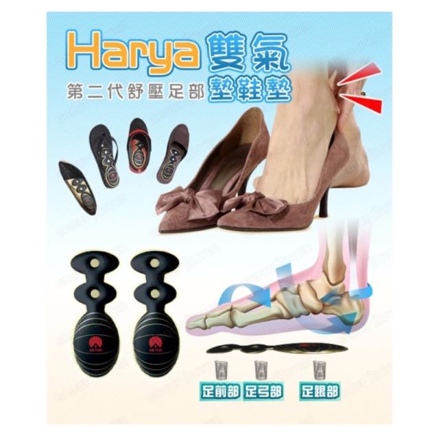 HARYA Healthy Air Cushion Shoe Pad (1 