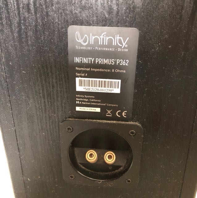 Infinity Primus P362 floor standing 3way speakers, Electronics, Audio