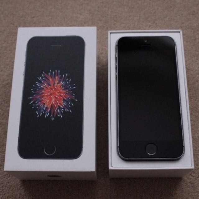Iphone Se 64gb Space Gray Mlm62za A A1723 Mobile Phones Tablets Iphone Others On Carousell
