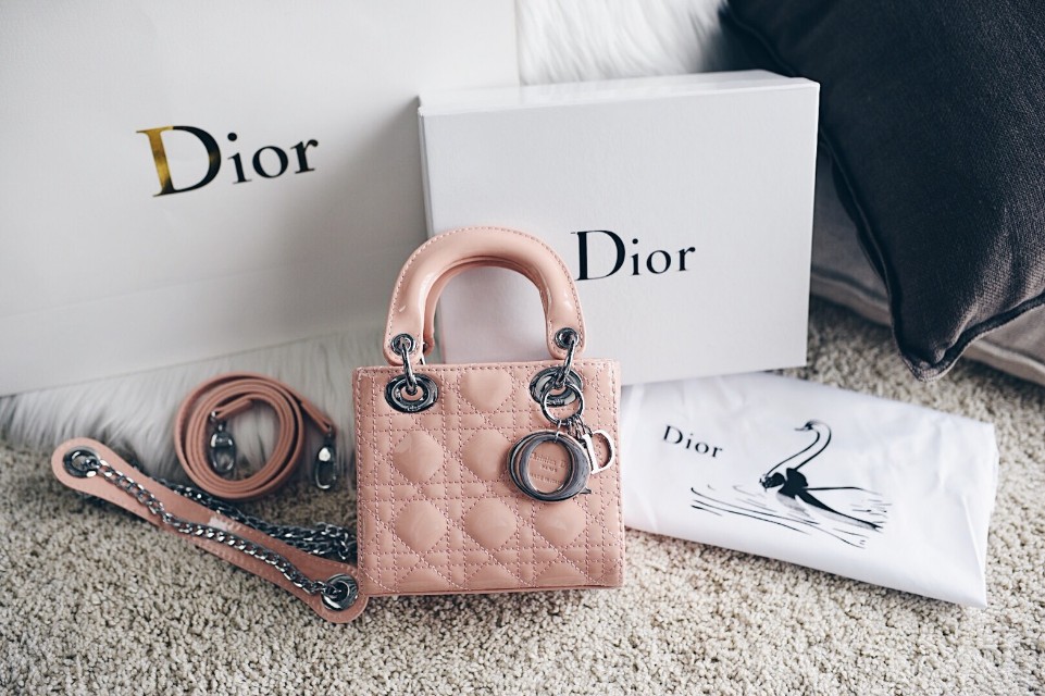 dior baby pink bag
