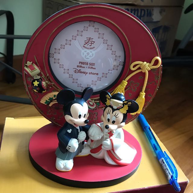 New In Box Disney 3d Mickey And Minnie Mouse Japanese Wedding