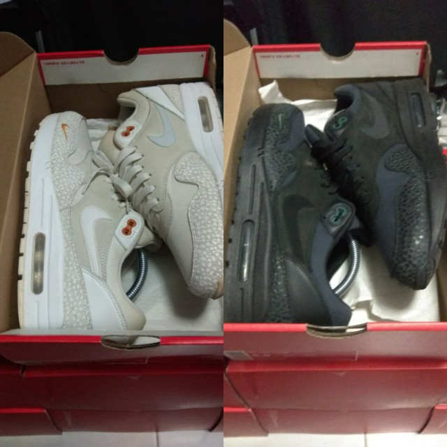 air max 1 black bonsai