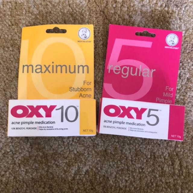Oxy 5 Oxy 10 Health Beauty Skin Bath Body On Carousell