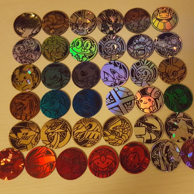 Pokemon TCG coins (LOT OF 10), Toys & Games, Bricks & Figurines on
