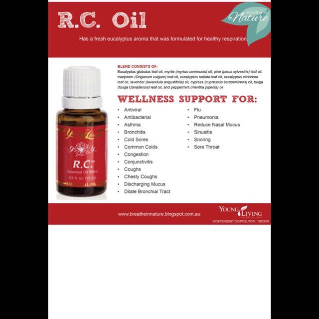 RC Young Living essential oil 5ml, Beauty & Personal Care, Bath & Body