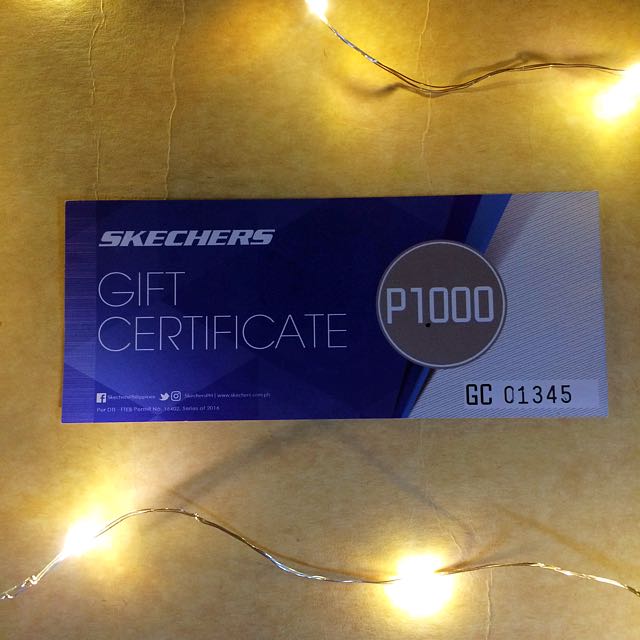 SKECHERS Gift Certificate Tickets Vouchers Store Credits on Carousell
