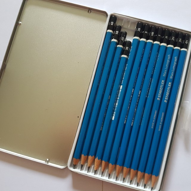 Staedtler Lumograph Drawing Pencils Books Stationery