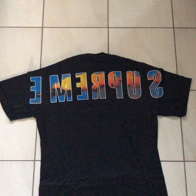 supreme crash tee black