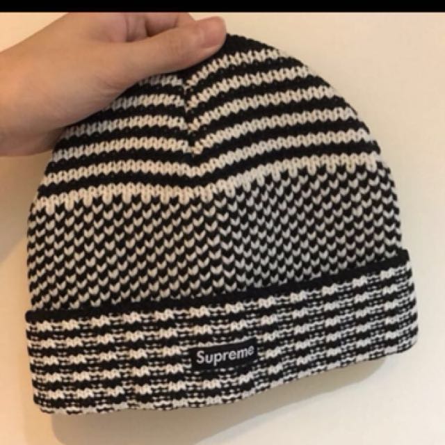 Supreme wool 2025 jacquard beanie