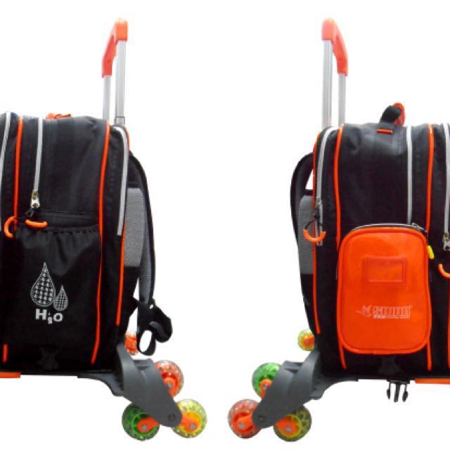 swan trolley school bag
