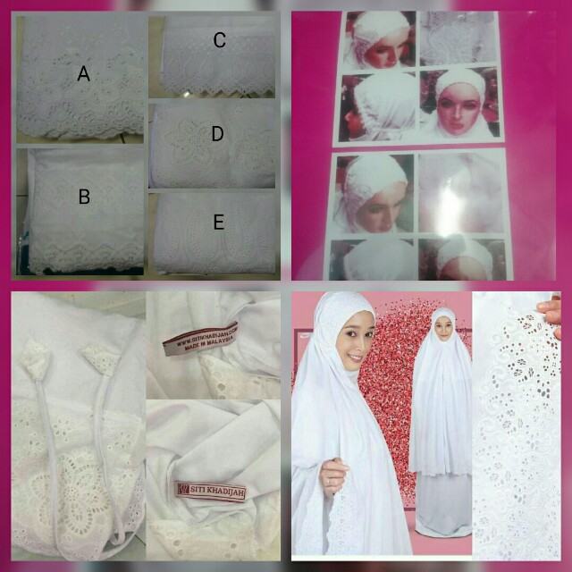 Telekung Sk Vietnam Cotton Roselle Ordinary Muslimah Fashion Others On Carousell