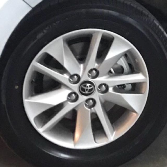 Toyota Innova E Stock Mags Rims With Tires Wheels 4 Pcs Car Parts Accessories On Carousell